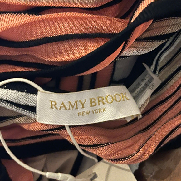 Ramy Brook Leticia Halter Mini Dress in Deco Rose Size Small - Picture 6 of 8